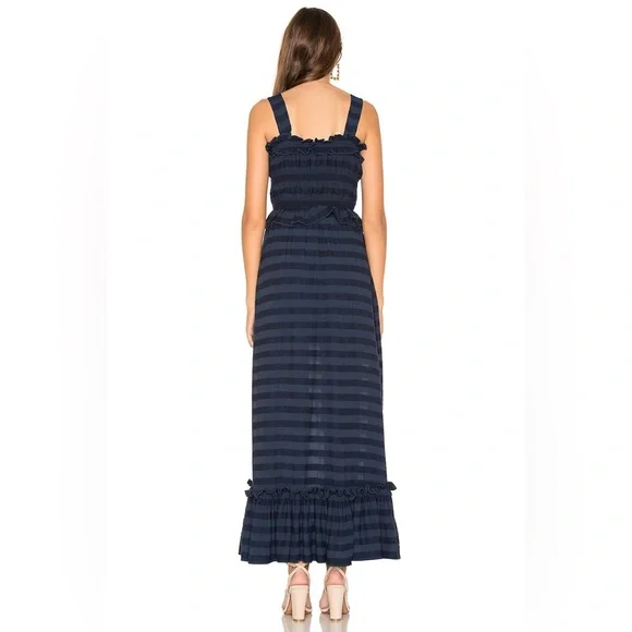 Tularosa ida maxi dress blue stripe